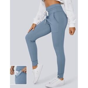HALARA Slate Blue Joggers with Drawstring